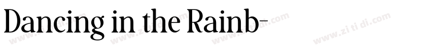 Dancing in the Rainb字体转换